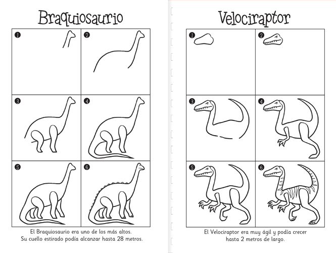 Aprende a dibujar dinosaurios - By Plakas